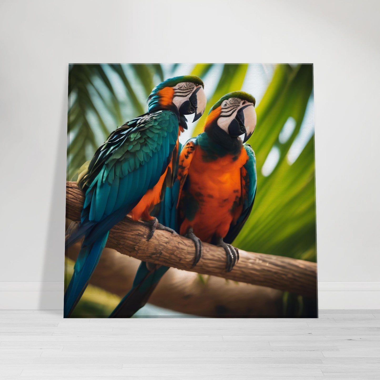 cadre d'oiseaux exotiques