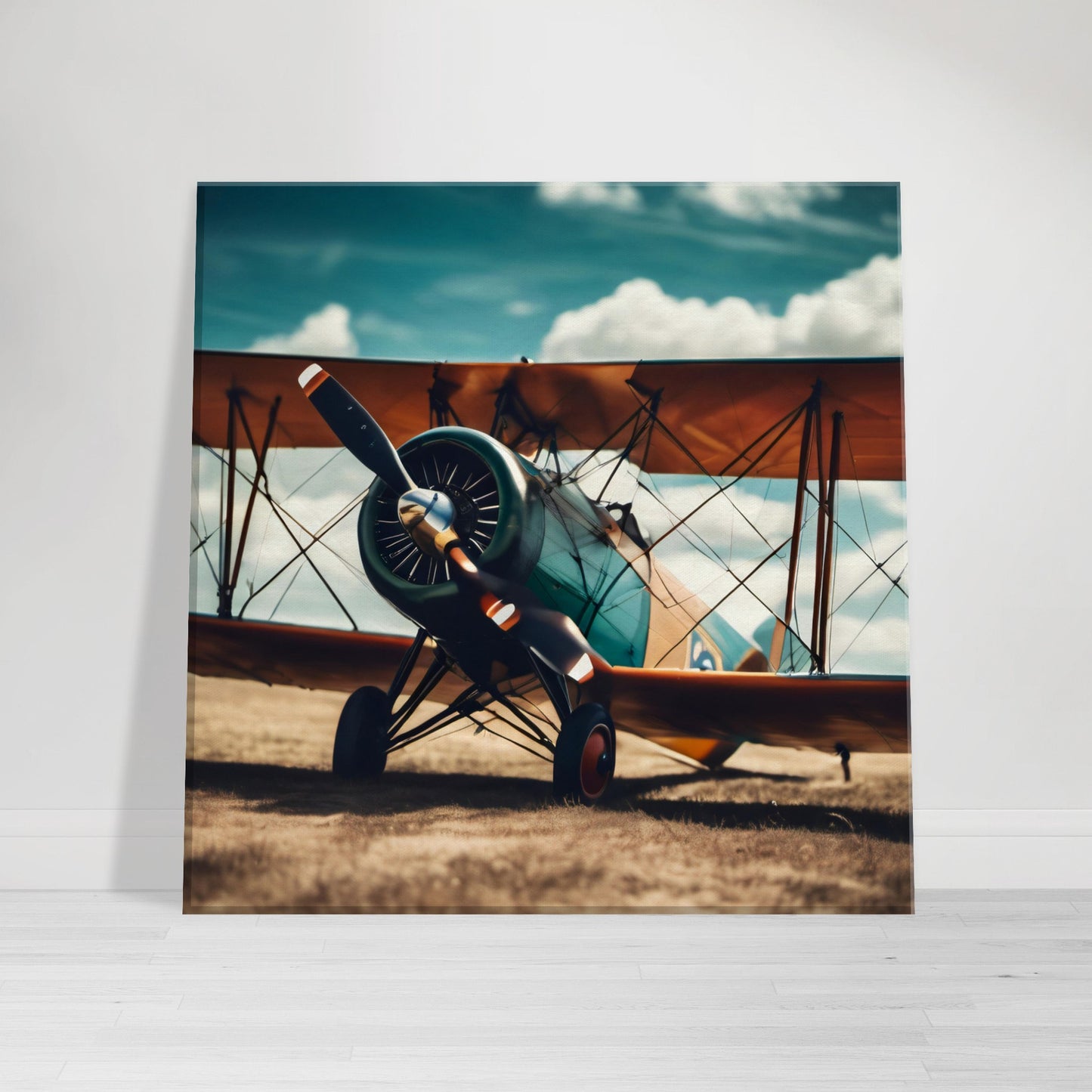 tableau avion vintage