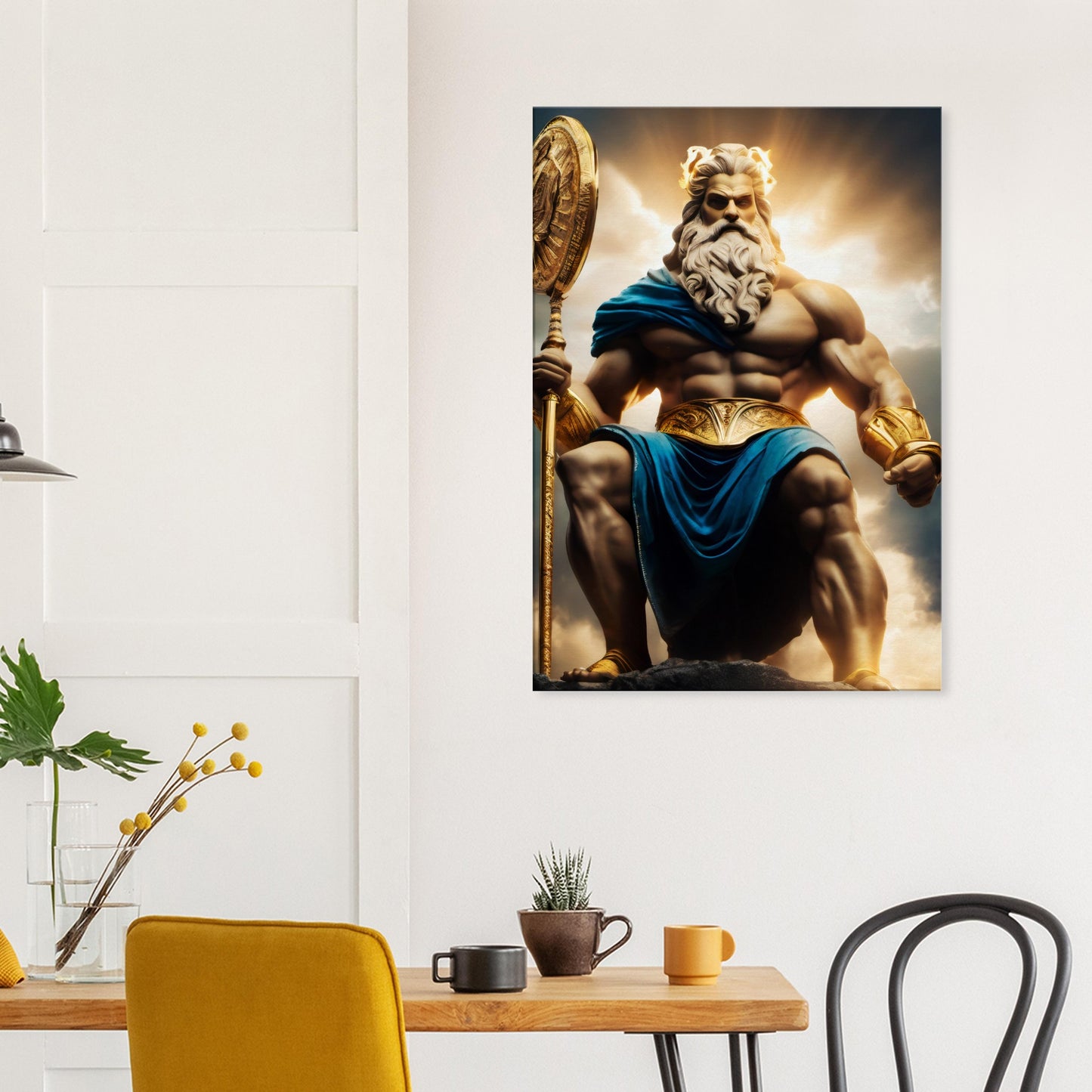 tableau zeus dans la cuisine