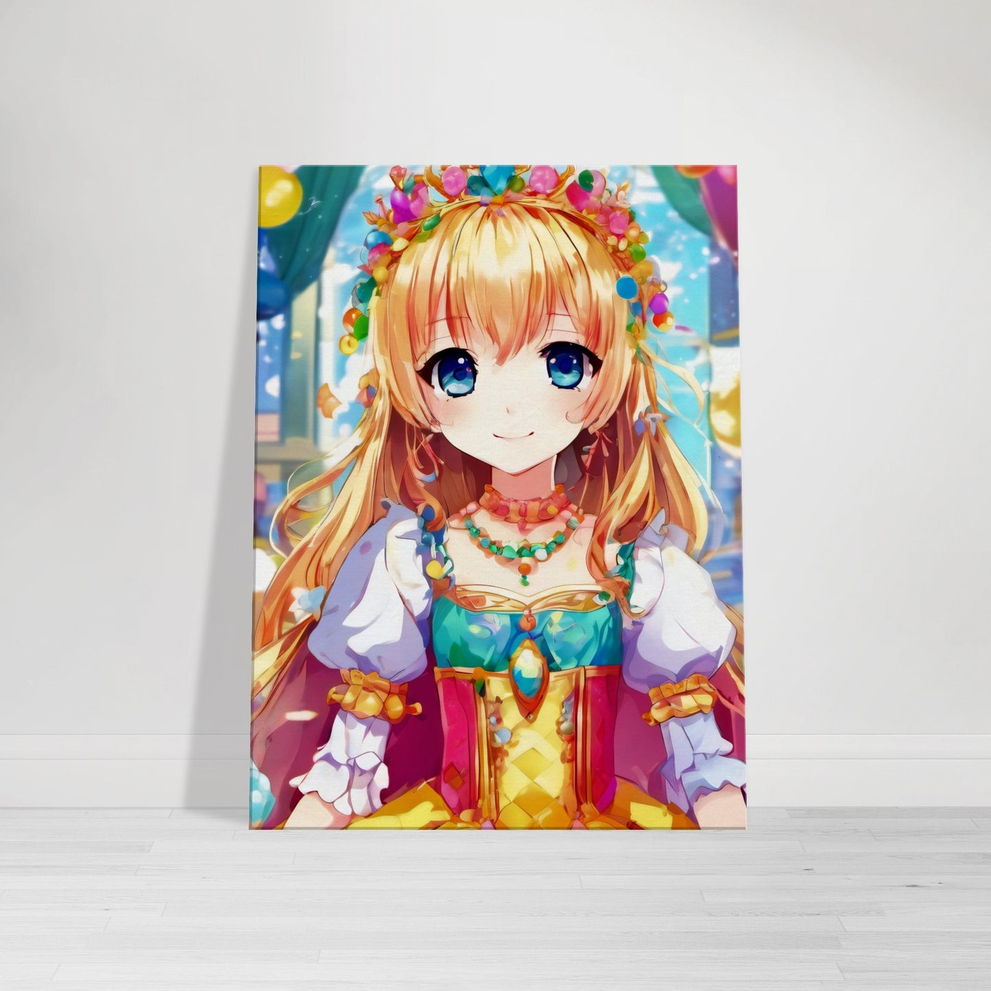 tableau d'une princesse pour une chambre d'enfant