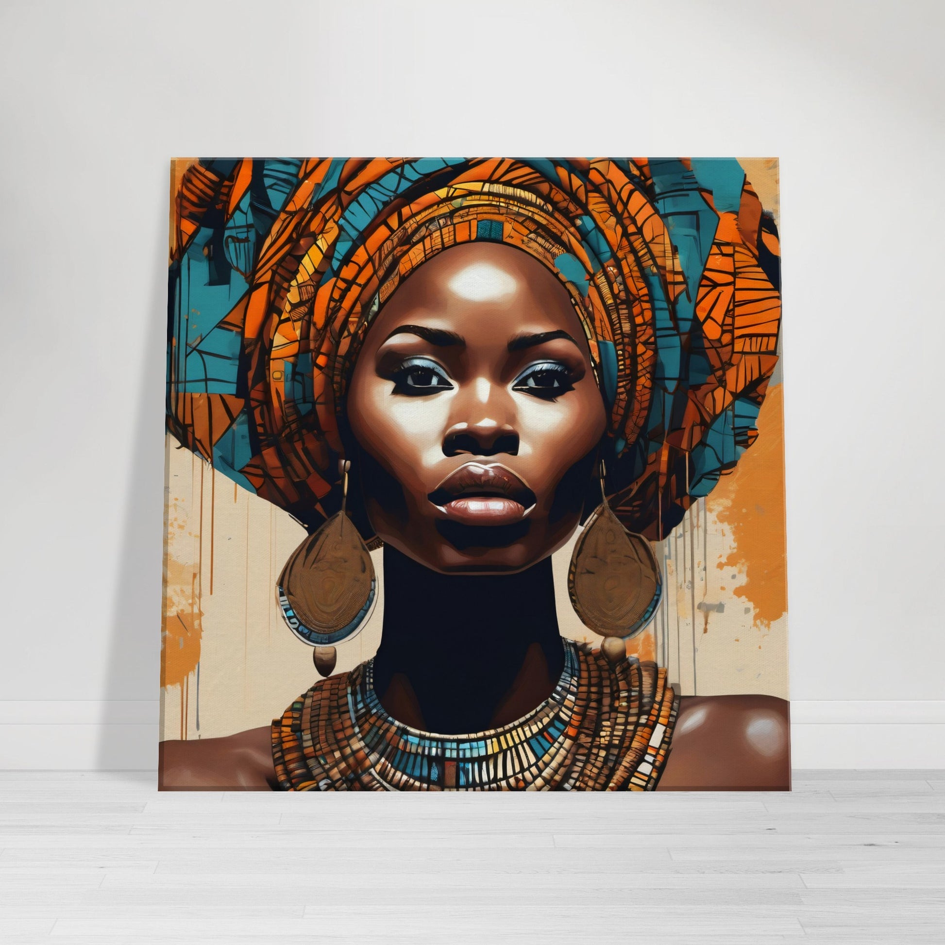 toile d'une femme africaine