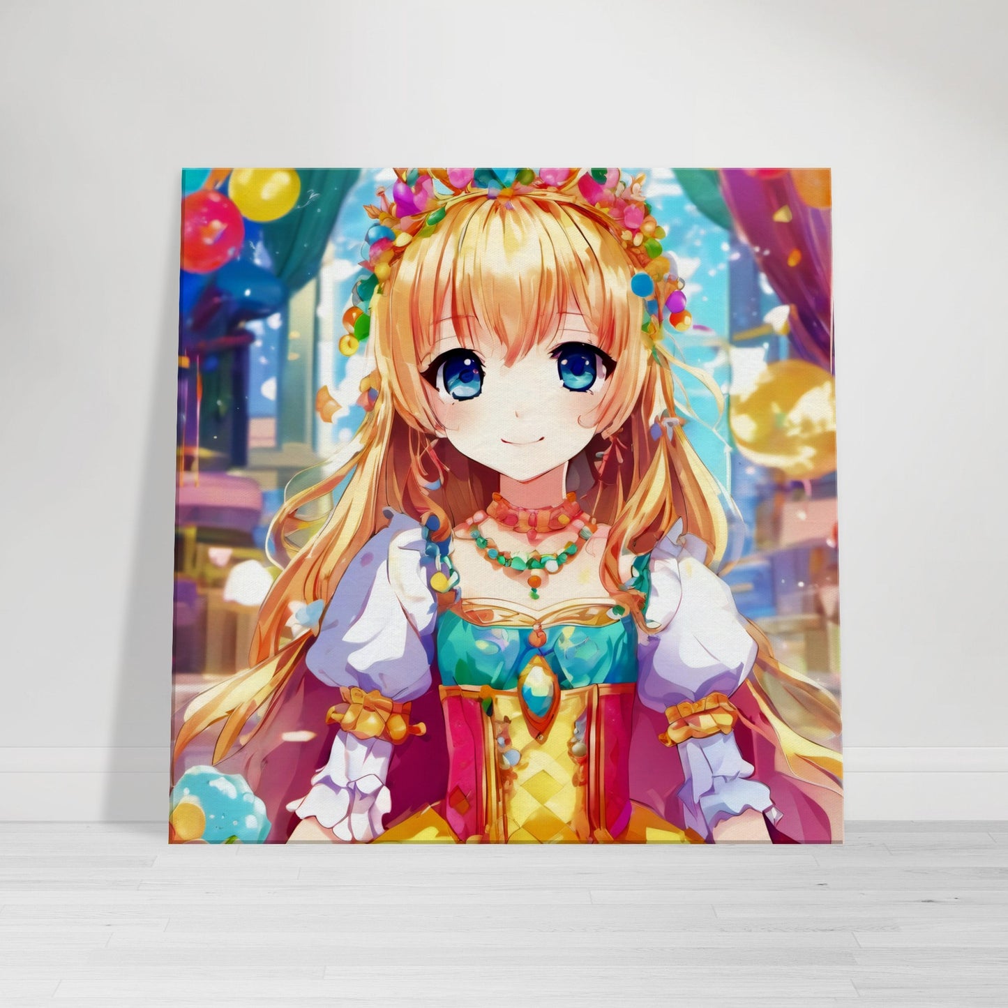 tableau d'une princesse pour une chambre d'enfant