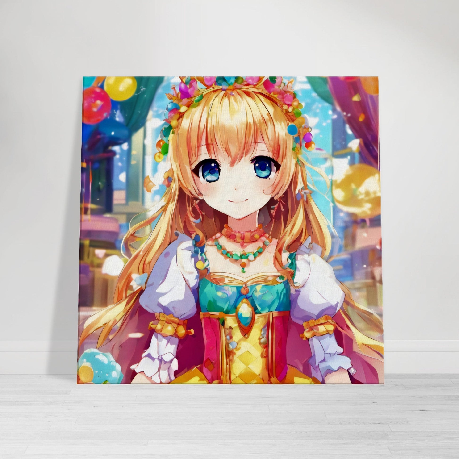 tableau d'une princesse pour une chambre d'enfant