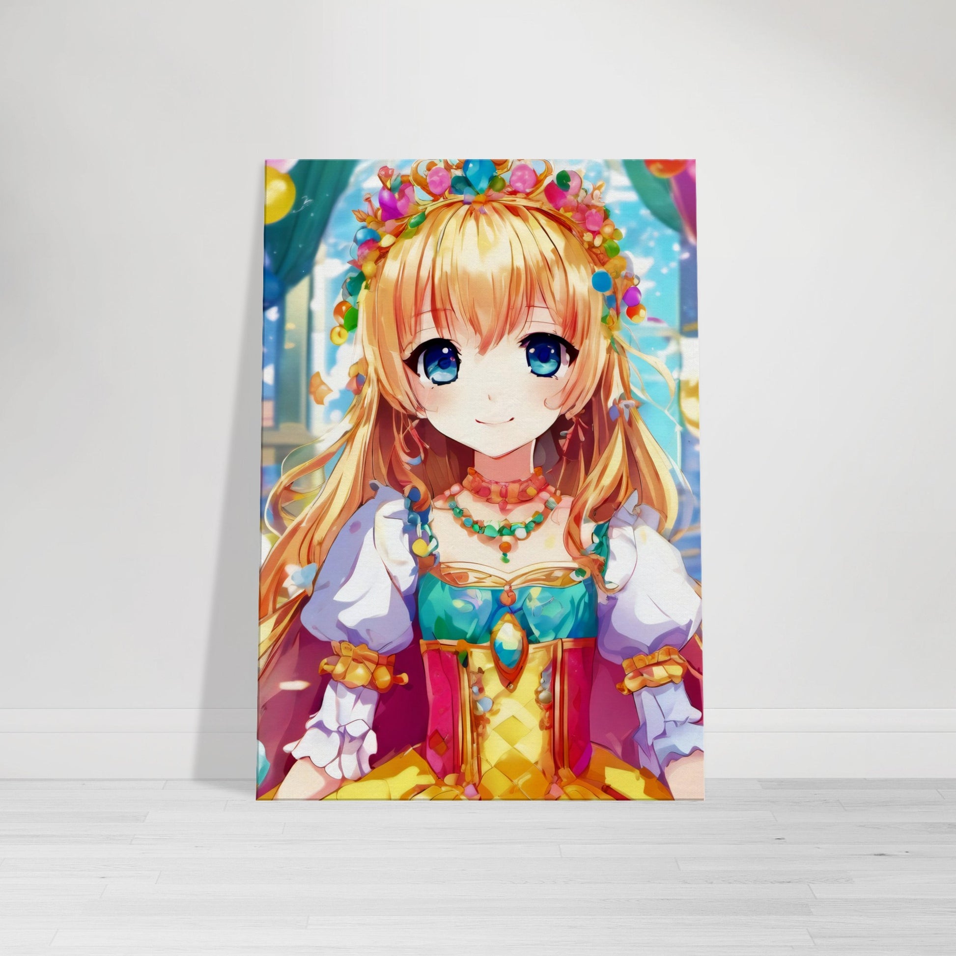 tableau d'une princesse pour une chambre d'enfant