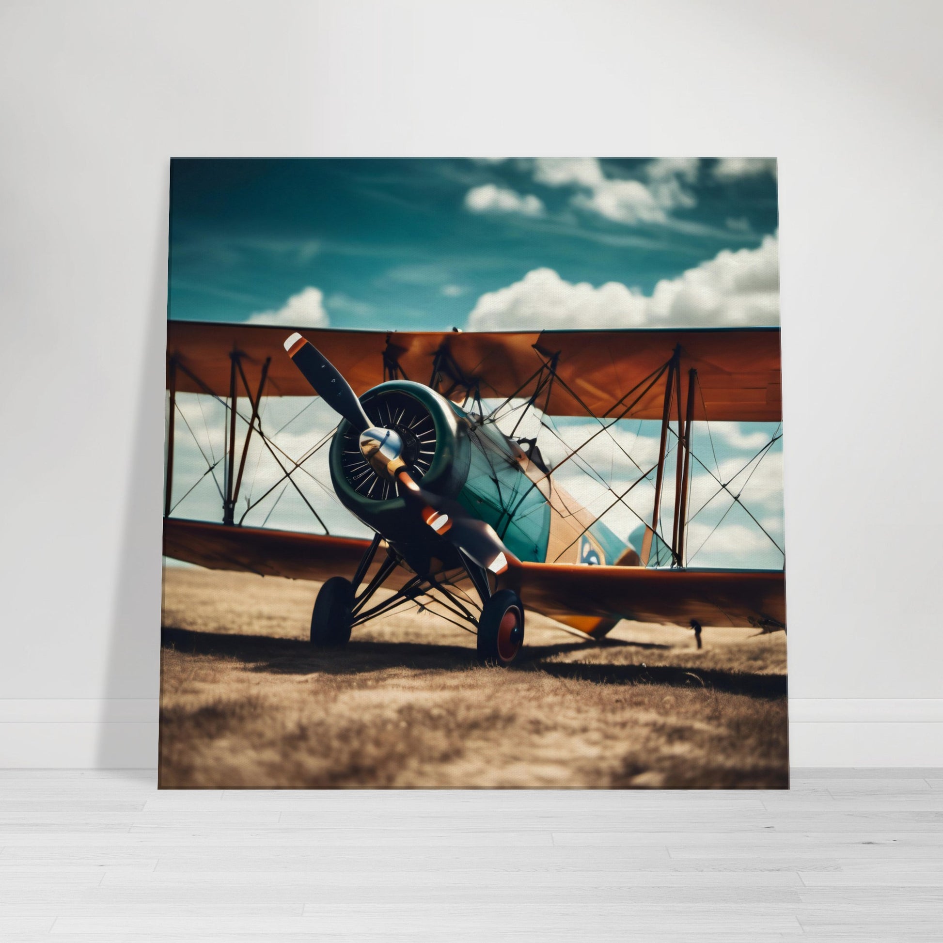 tableau avion vintage