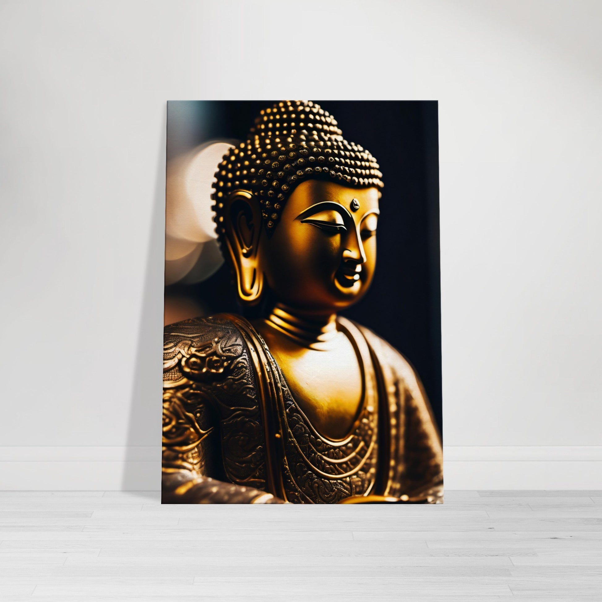 tableau bouddha relief