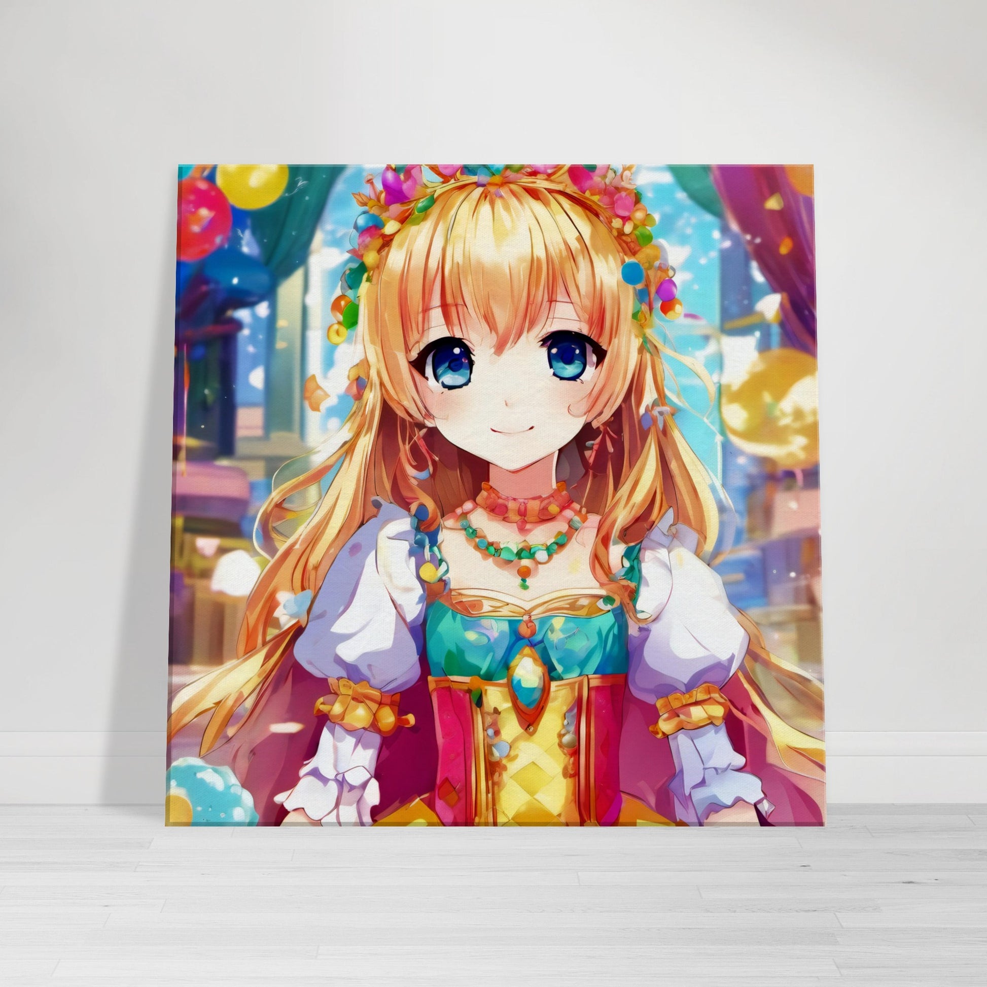 tableau d'une princesse pour une chambre d'enfant