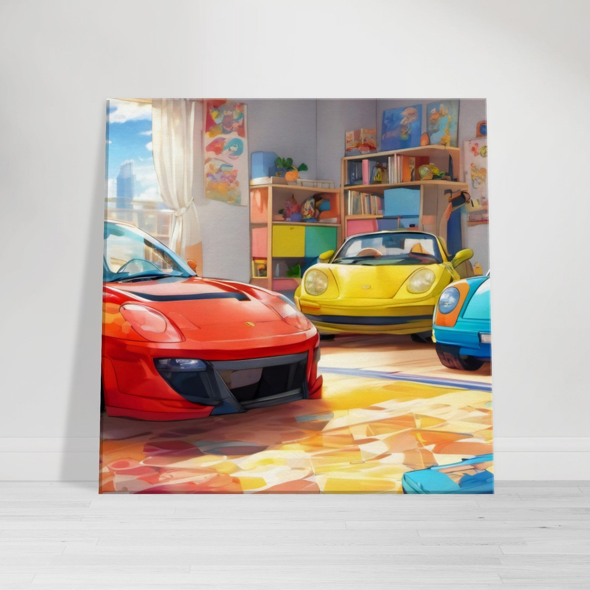 tableau de sport pour chambre d'enfant