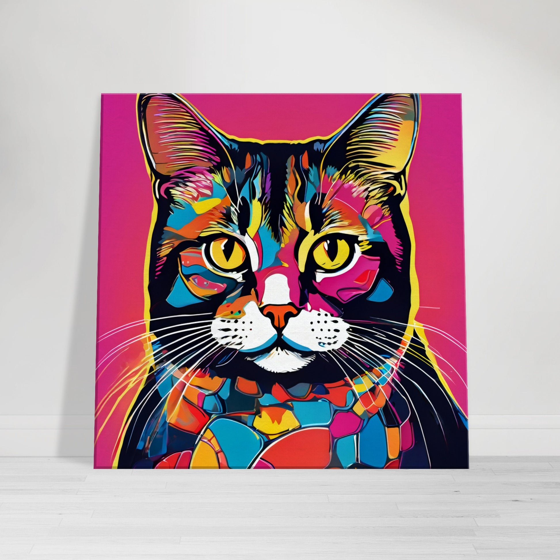 tableau chat pop art