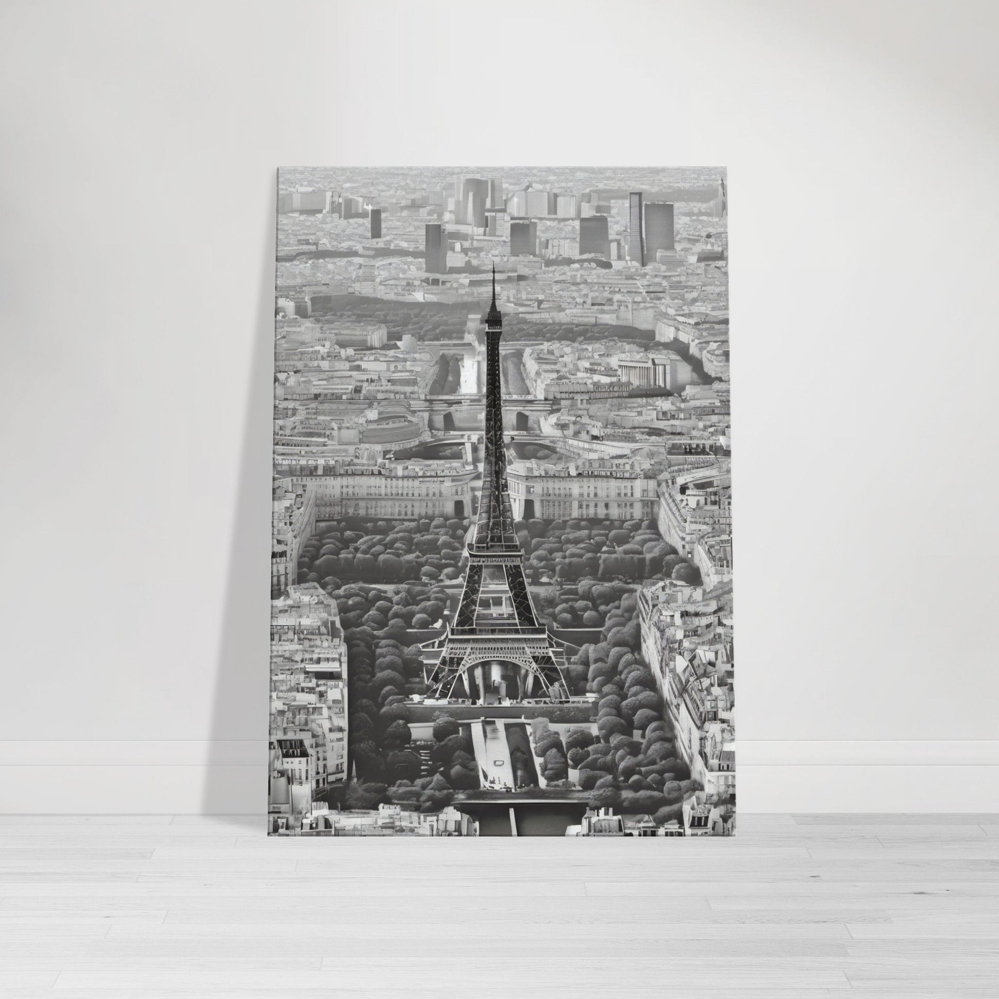 tableau de Paris en noir et blanc