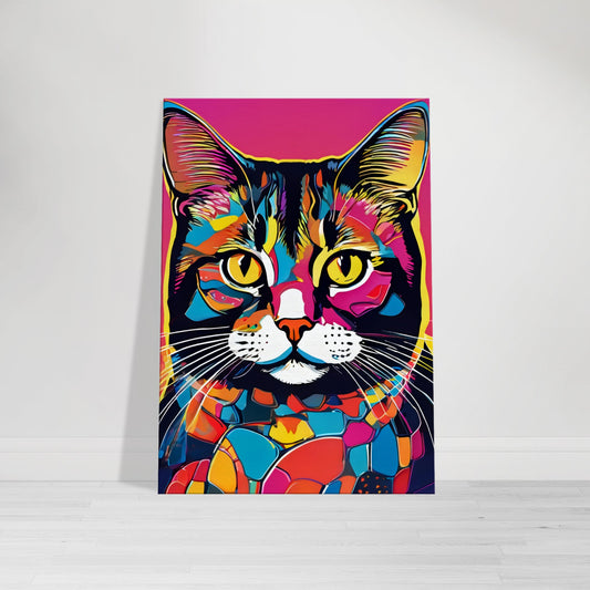 tableau chat pop art