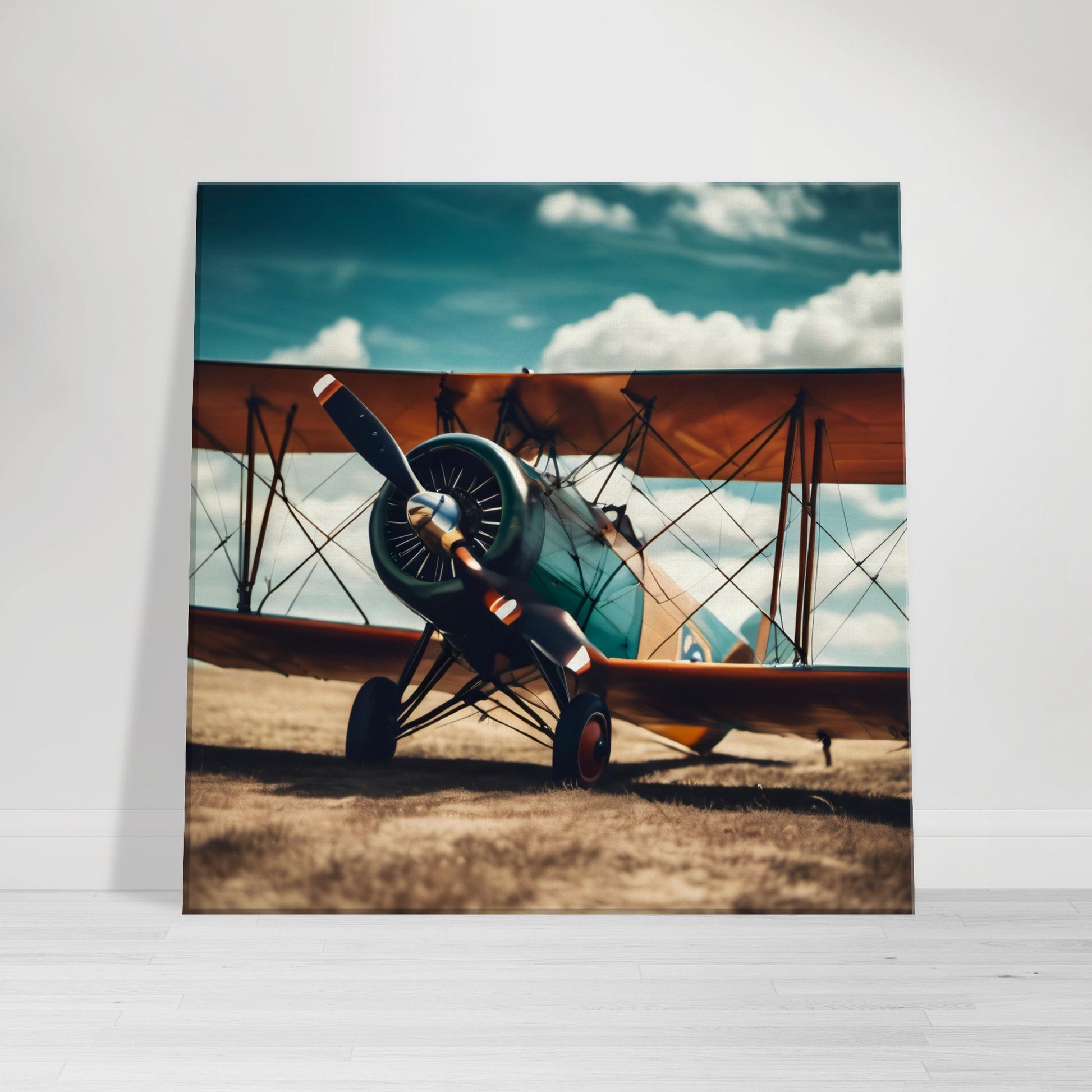 tableau avion vintage