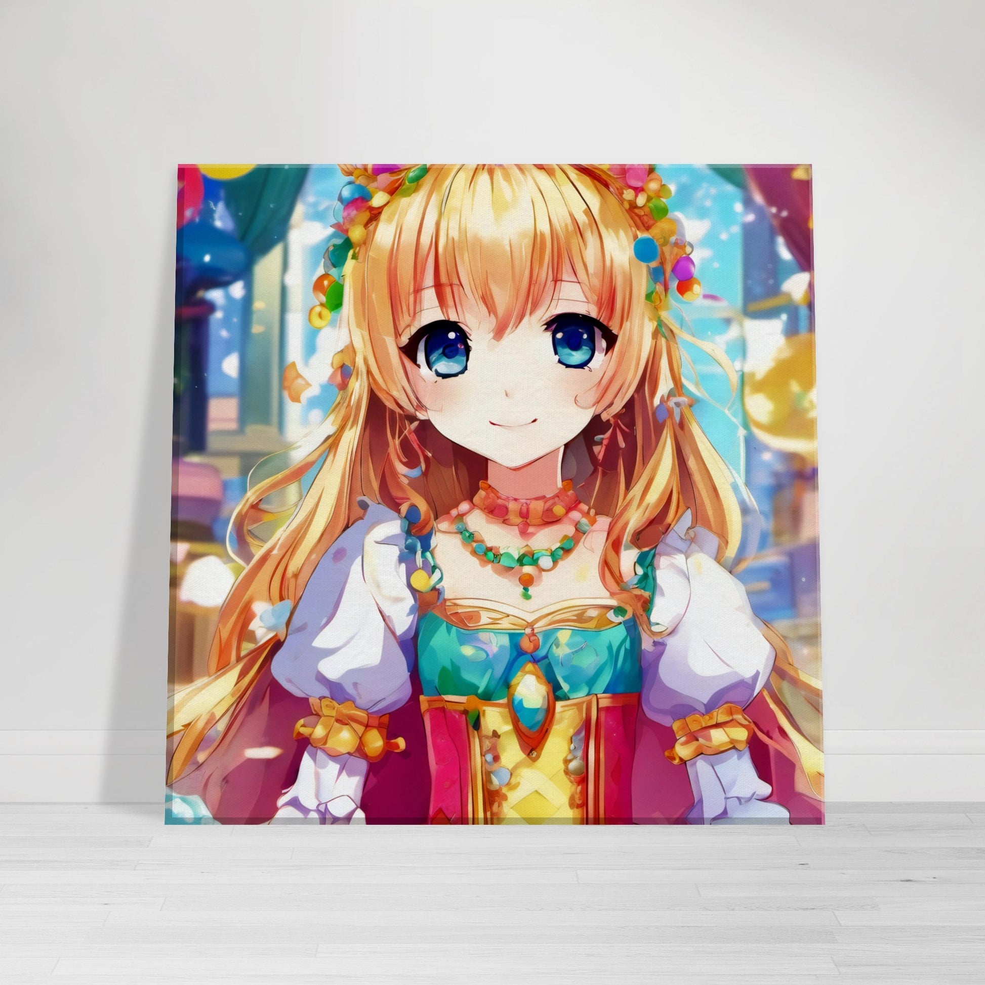 tableau d'une princesse pour une chambre d'enfant