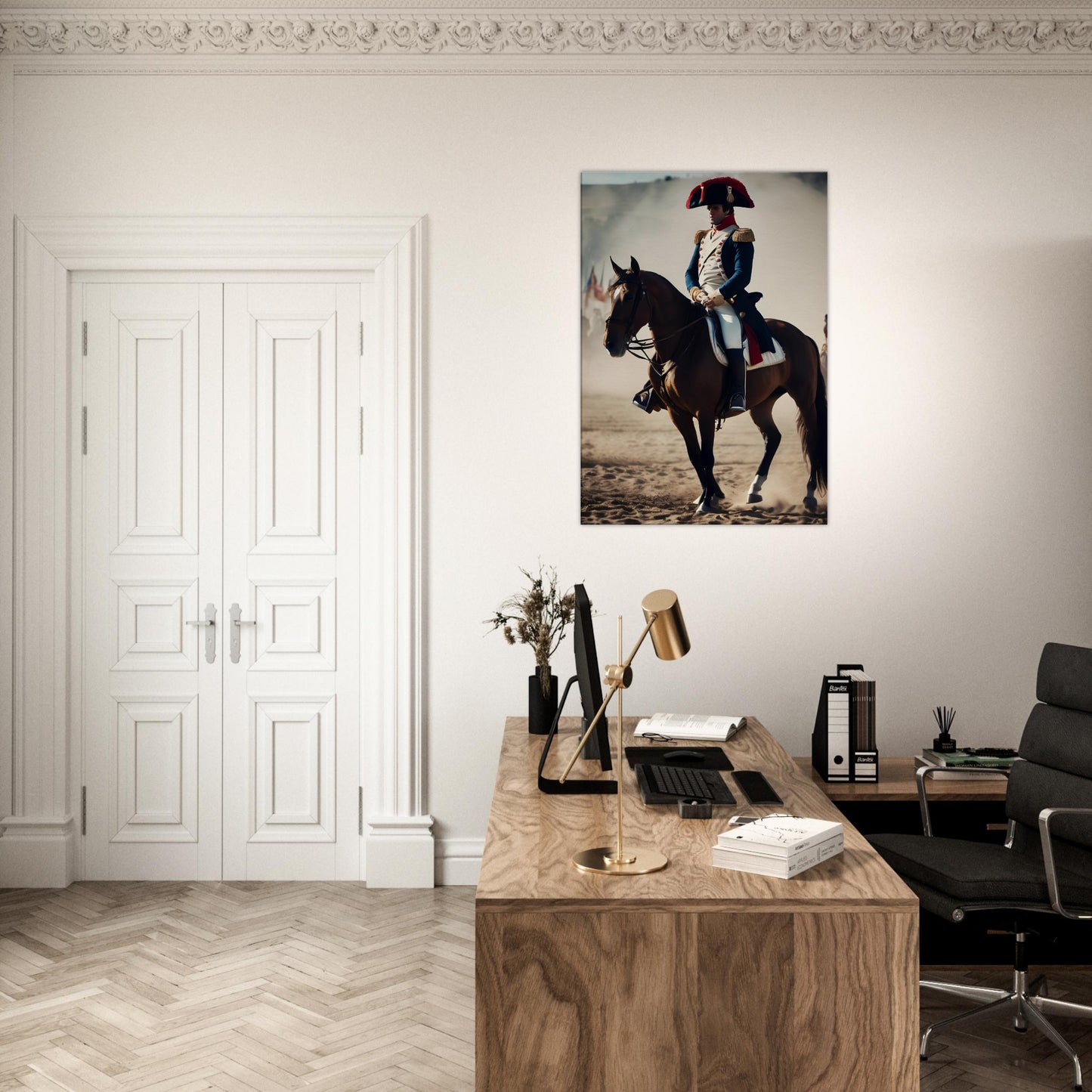 tableau napoleon cheval dans le bureau
