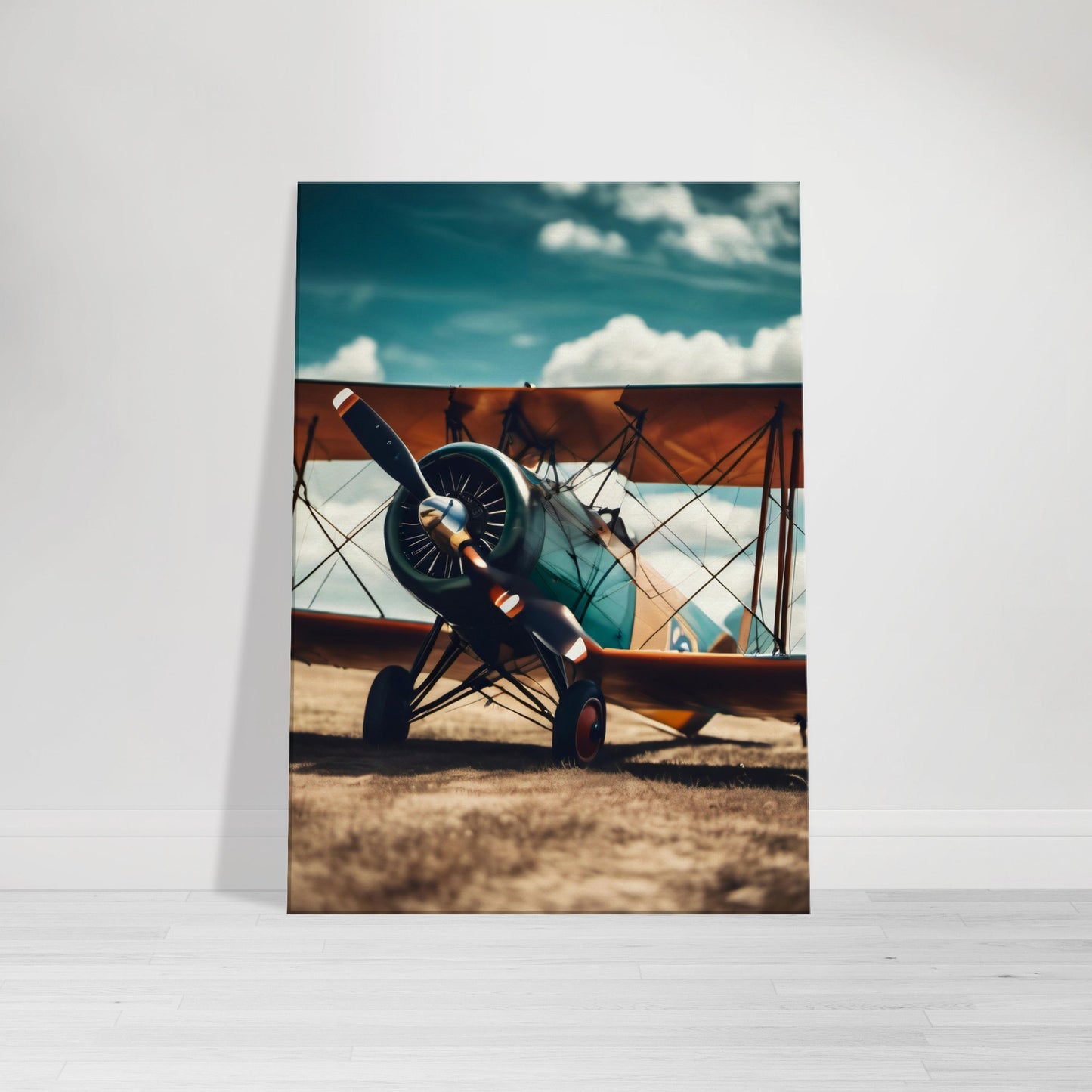 tableau avion vintage