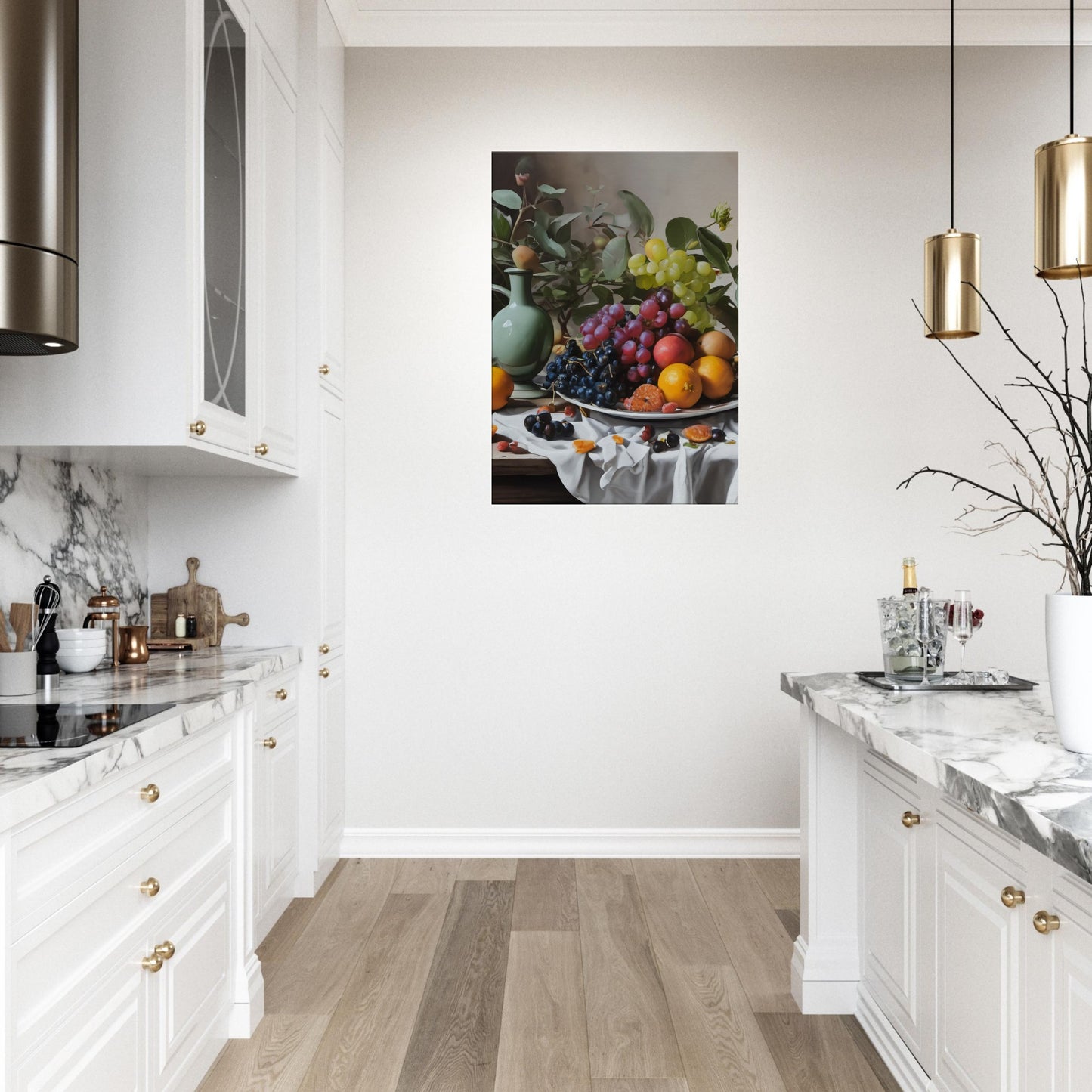 tableau de nature morte pour une cuisine moderne