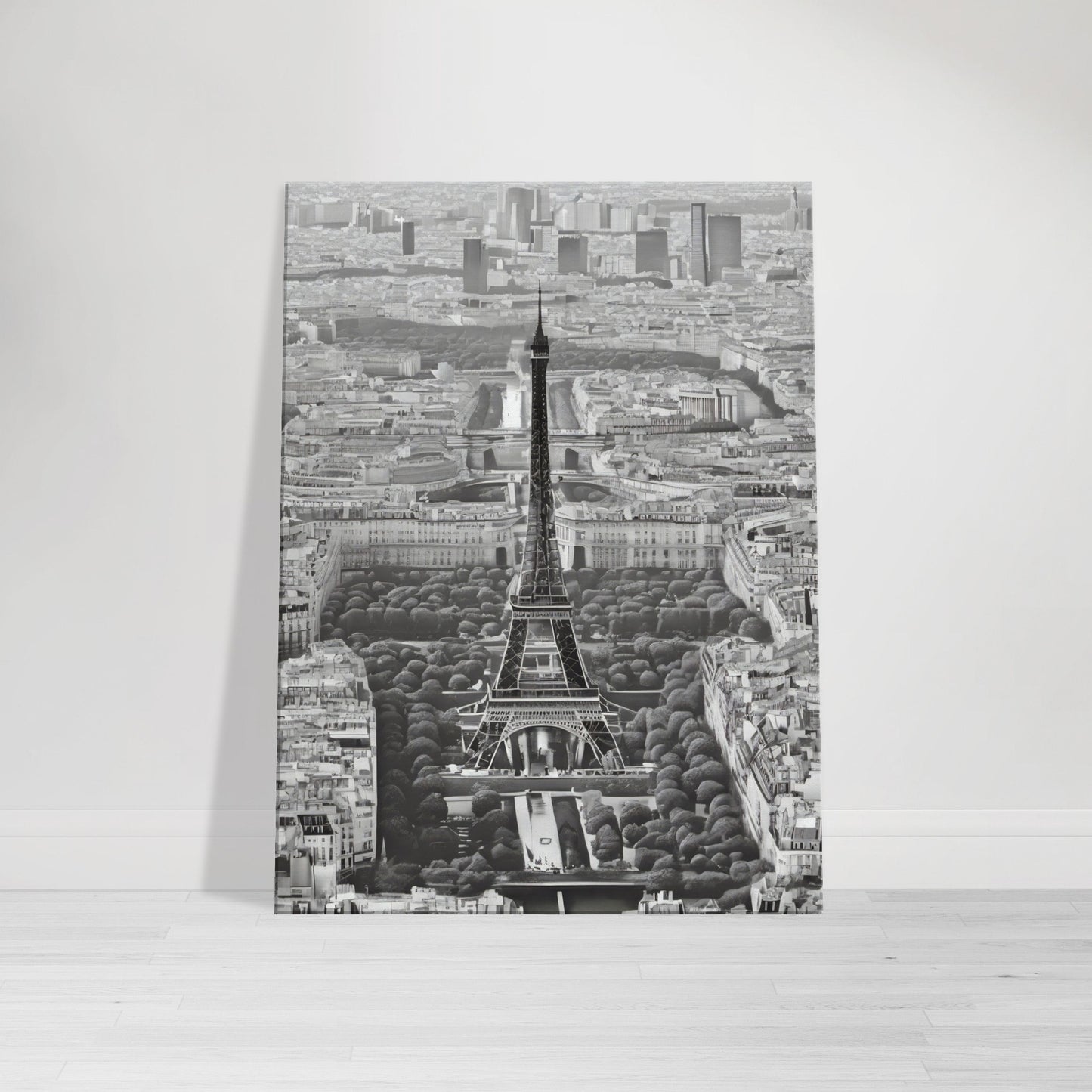 tableau de Paris en noir et blanc