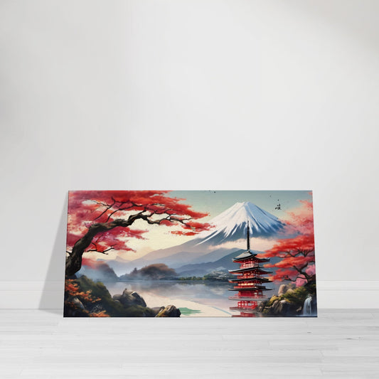 tableau paysage japonais