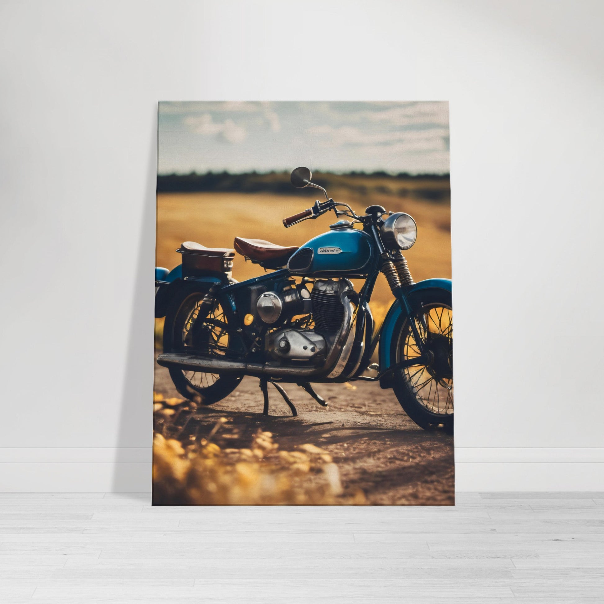 tableau moto vintage