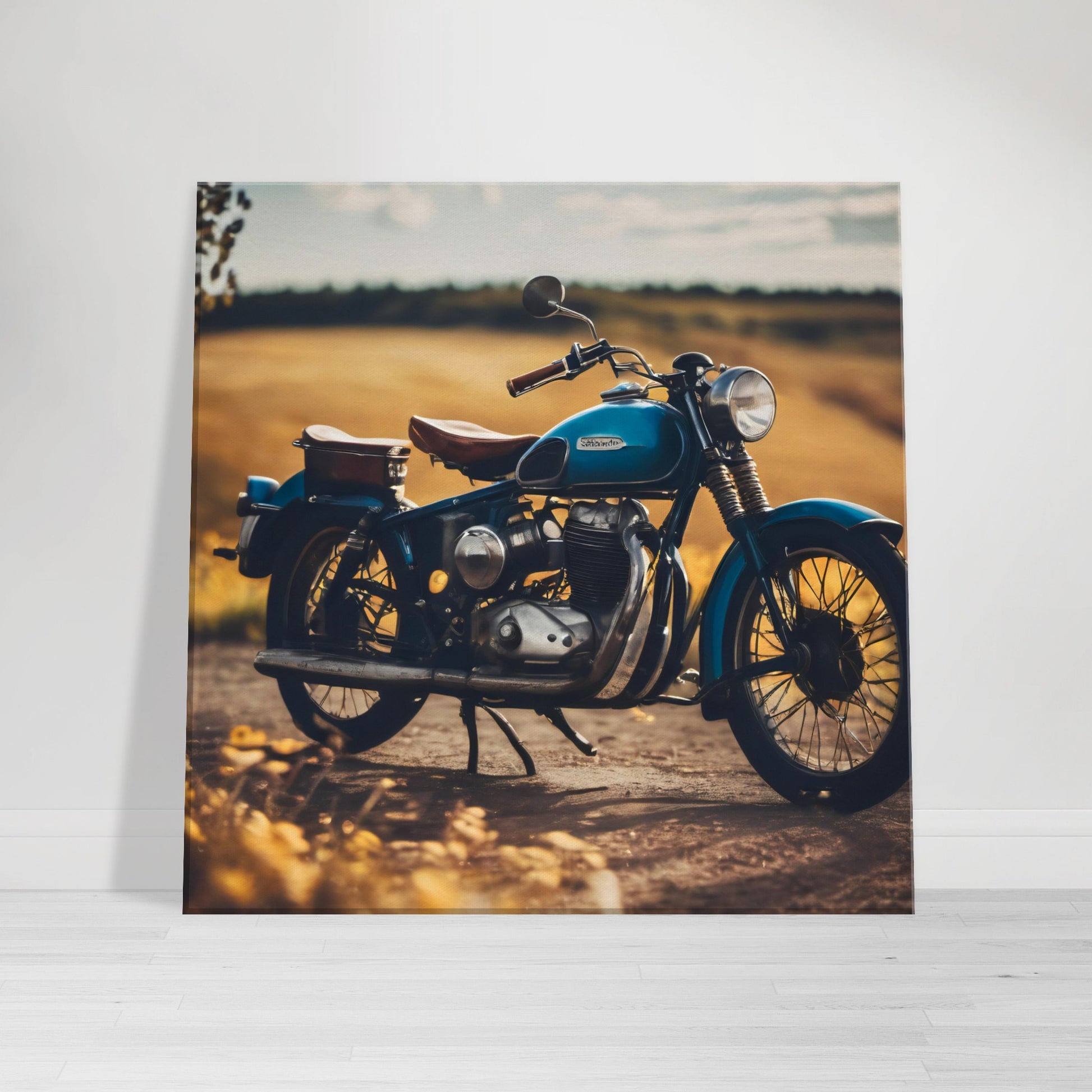 tableau moto vintage